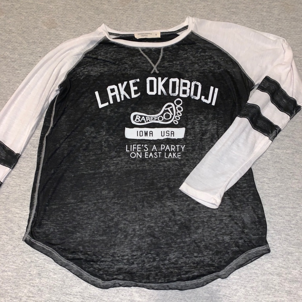 Lake Okaboji barefoot bar shirt size small